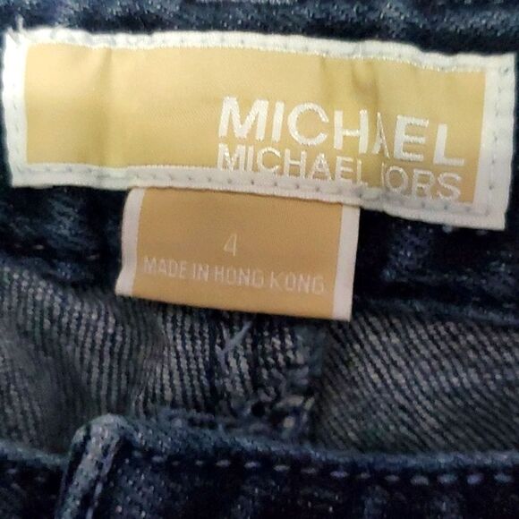 Michael Michael Kors Sausilito Dark Wash Mid/Low Rise Western Bootcut Jeans - Picture 10 of 12